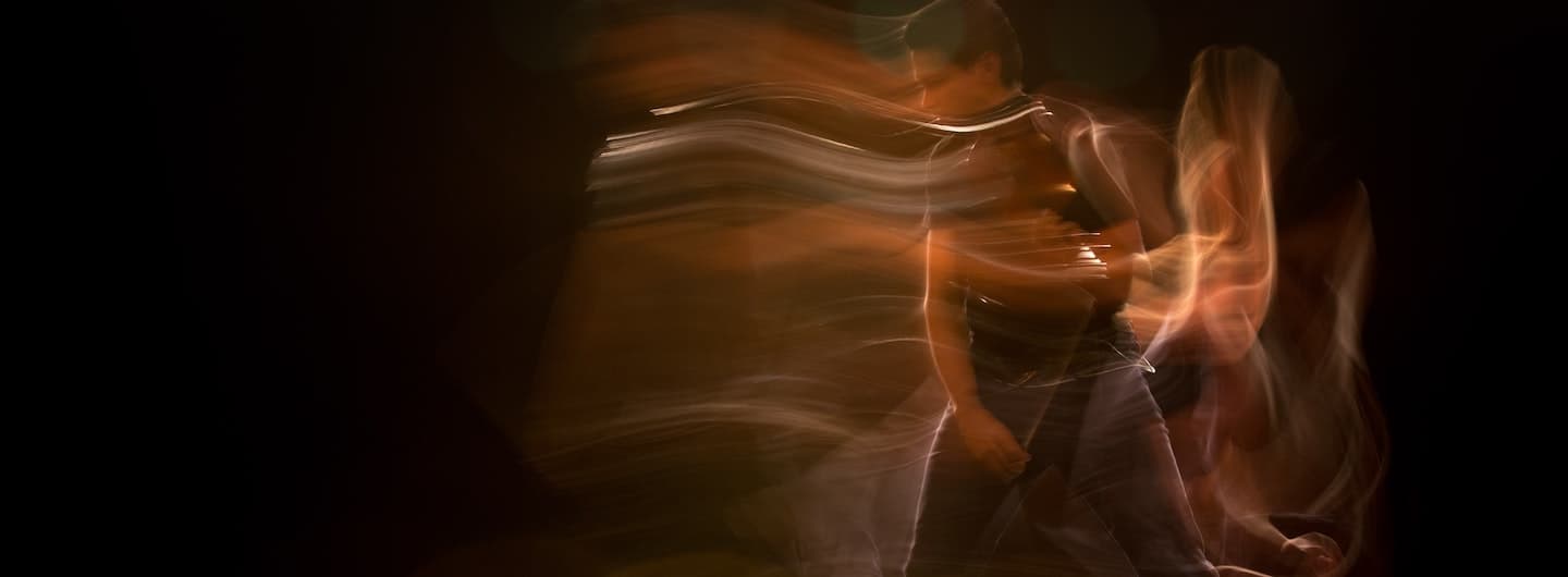 dancing in a blur