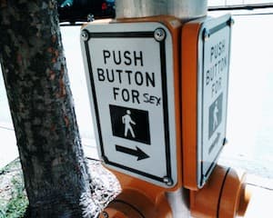 push button for sex crossing signal