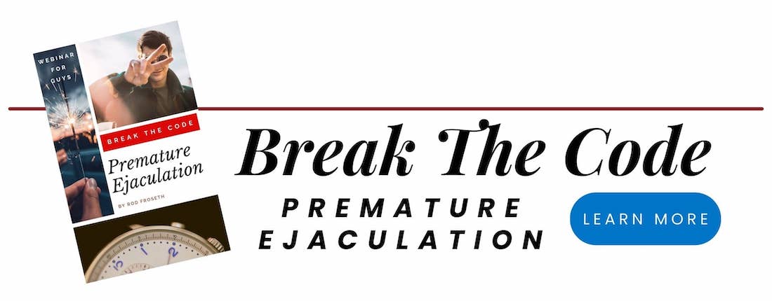 Break The Code Premature Ejaculation Webinar Ad